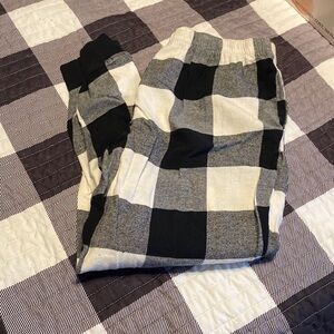 Buffalo check joggers